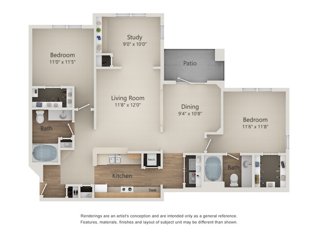 Floorplan - The Park at Monterey Oaks