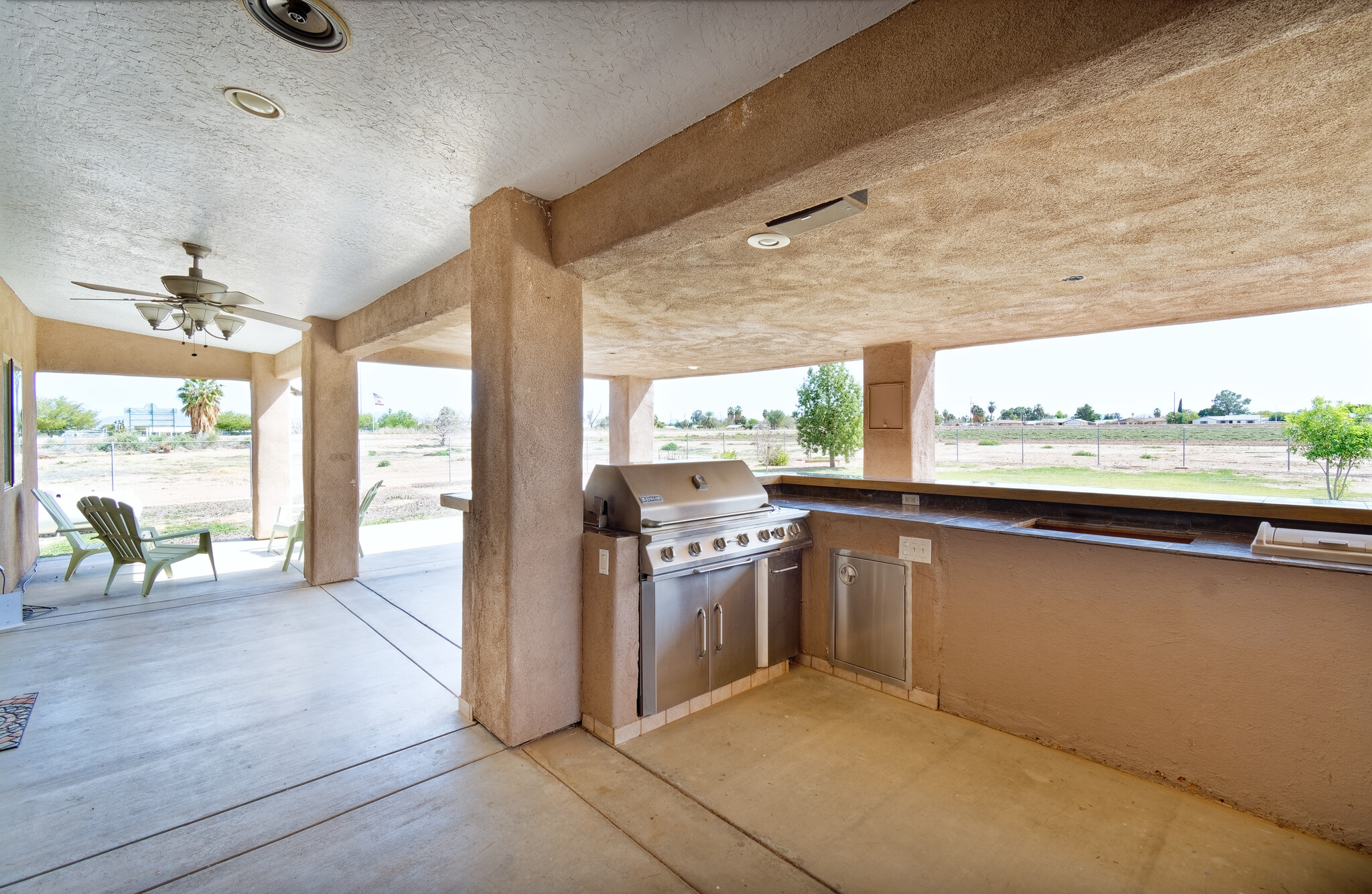 Back patio - 11333 Desert Trailways Ln