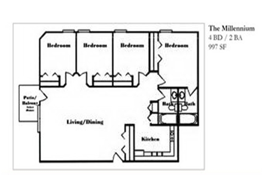 4BR/2BA - Madison Terrace