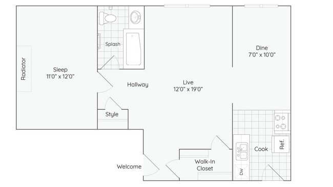 Floorplan - The Bryant at Oak Park