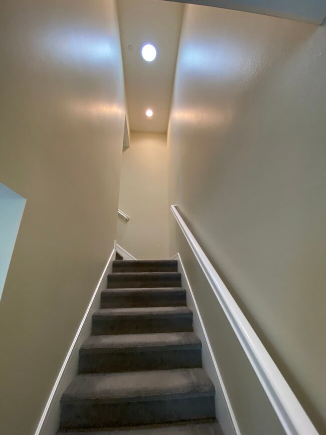 Stair with skylight leading to second floor - 1804 10th St