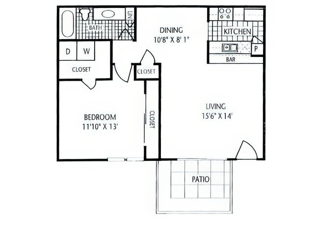 Floorplan - Regal Court Apartments