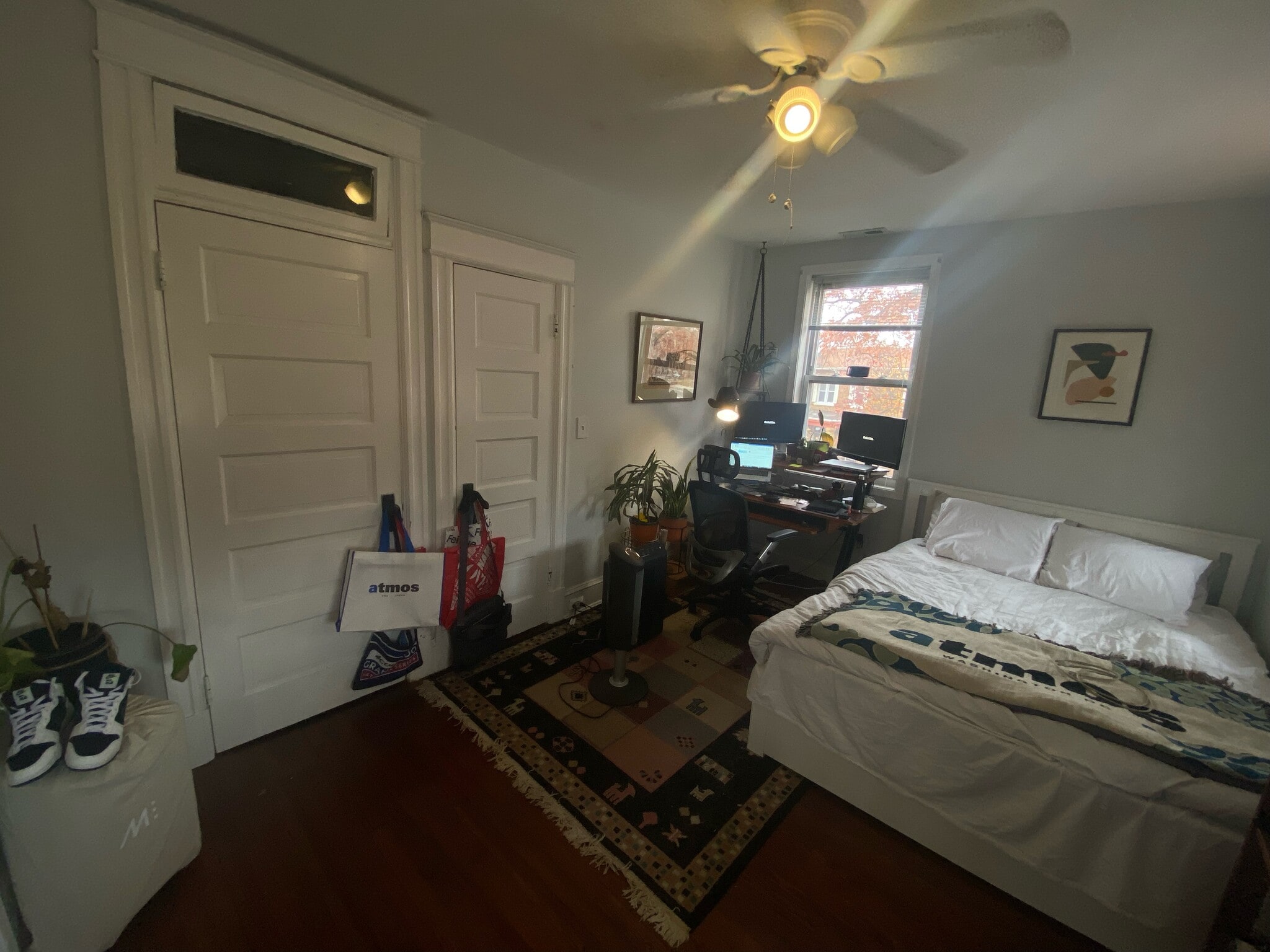 Pictured: First Closet Next to Desk - 35 Sherman Cir NW