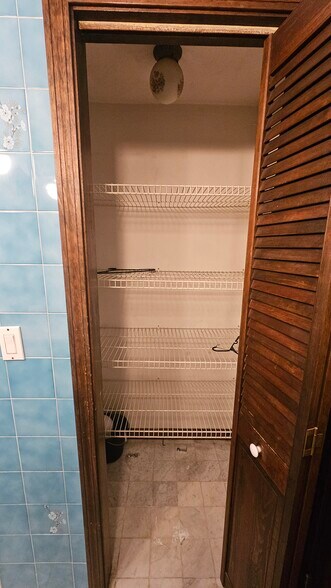 Bathroom linen closet - 800 Plainfield St