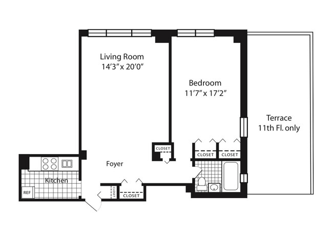 Floorplan - The Ashford NYC