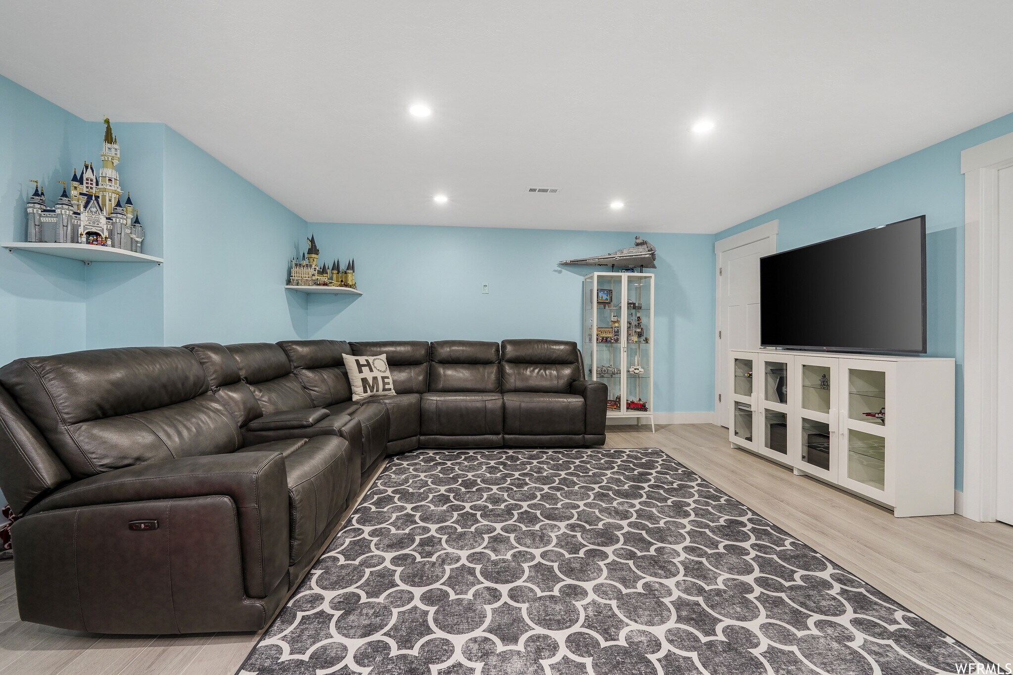 Basement Family Room - 9288 S Castlebury Ct