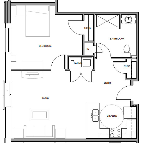 Floorplan - Skyview Park Apartments - A 55+ Community