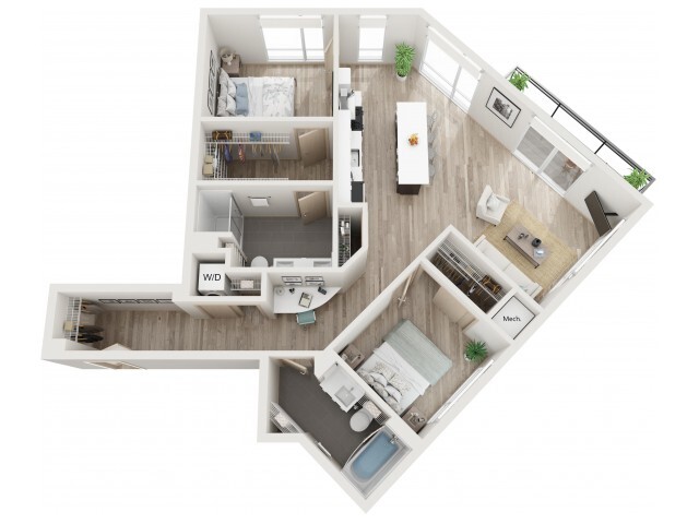 Floorplan - Gibson Apartments