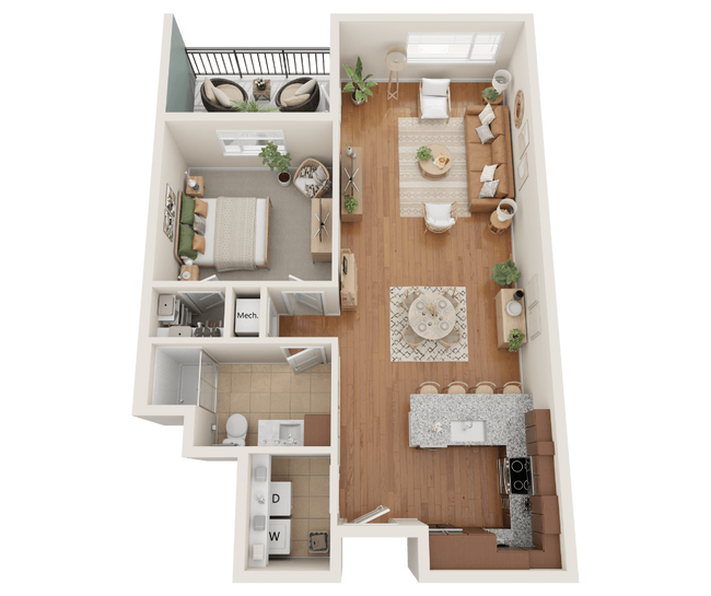 Floorplan - Sylvan Uptown