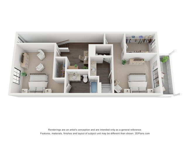 Cypress Plan Upstairs Floor - Cedar Walk