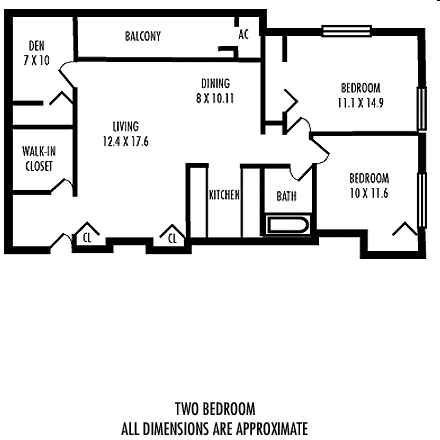 2BR/1BA - Chestnut Ridge