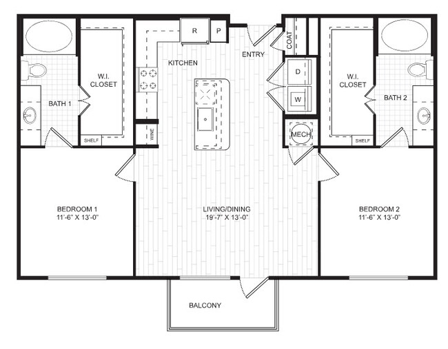 Floorplan - The Riley