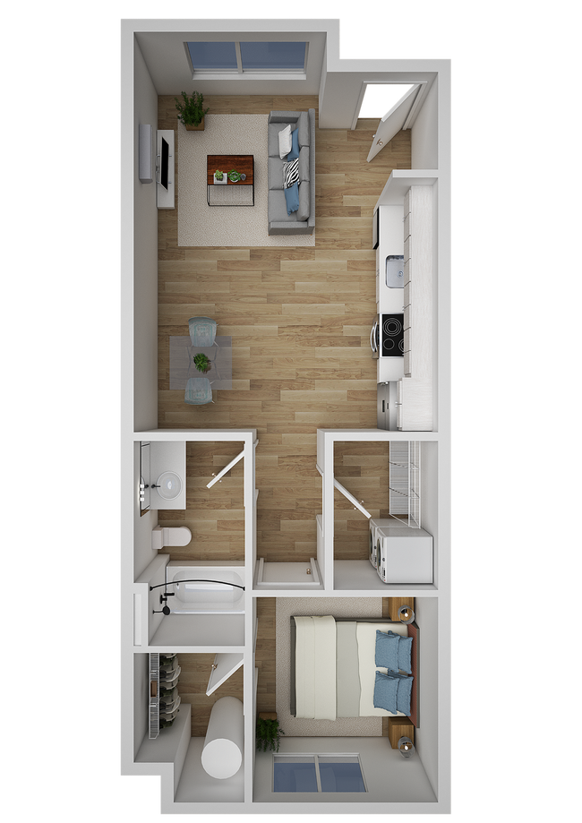 1 Bedroom Flat Unit - The Wes