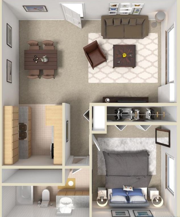 Floorplan - Ashton Lake Apartments