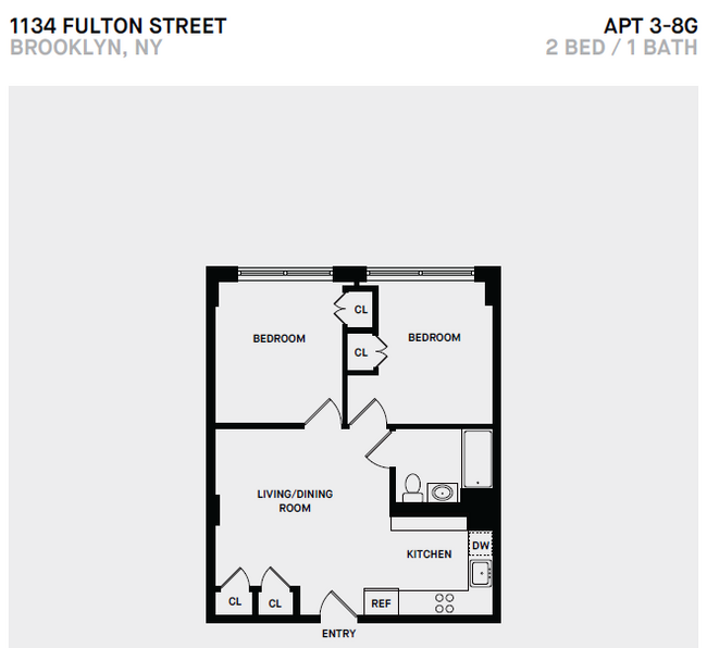 Floorplan - 1134 Fulton Street