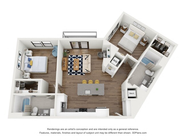 Floorplan - The Goodwin Apartments