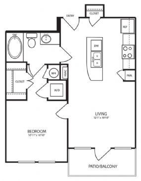 Landmark On Lovers - A1 - 1 Beds - 1 Baths - 588 Sq. ft. - Landmark On Lovers