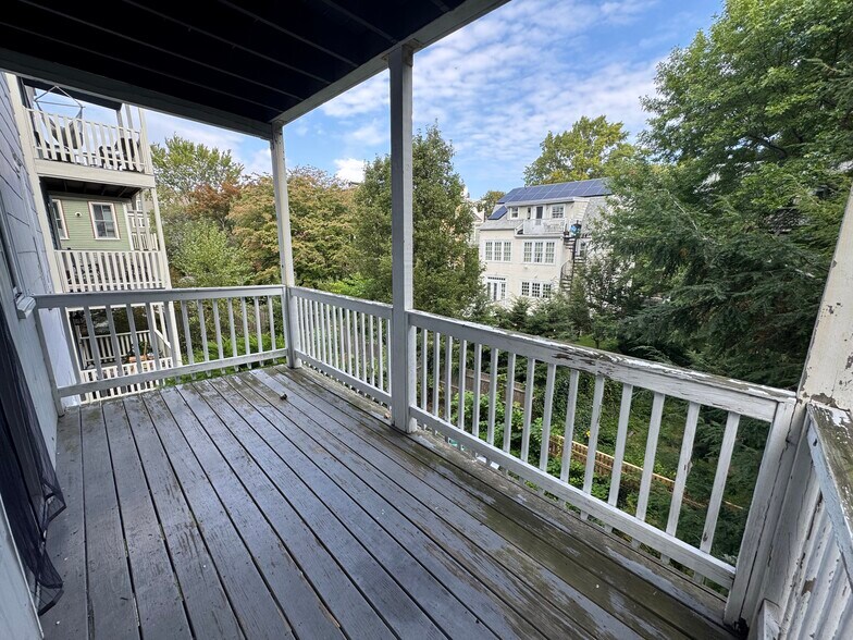 Rear balcony - 23 Tufts St