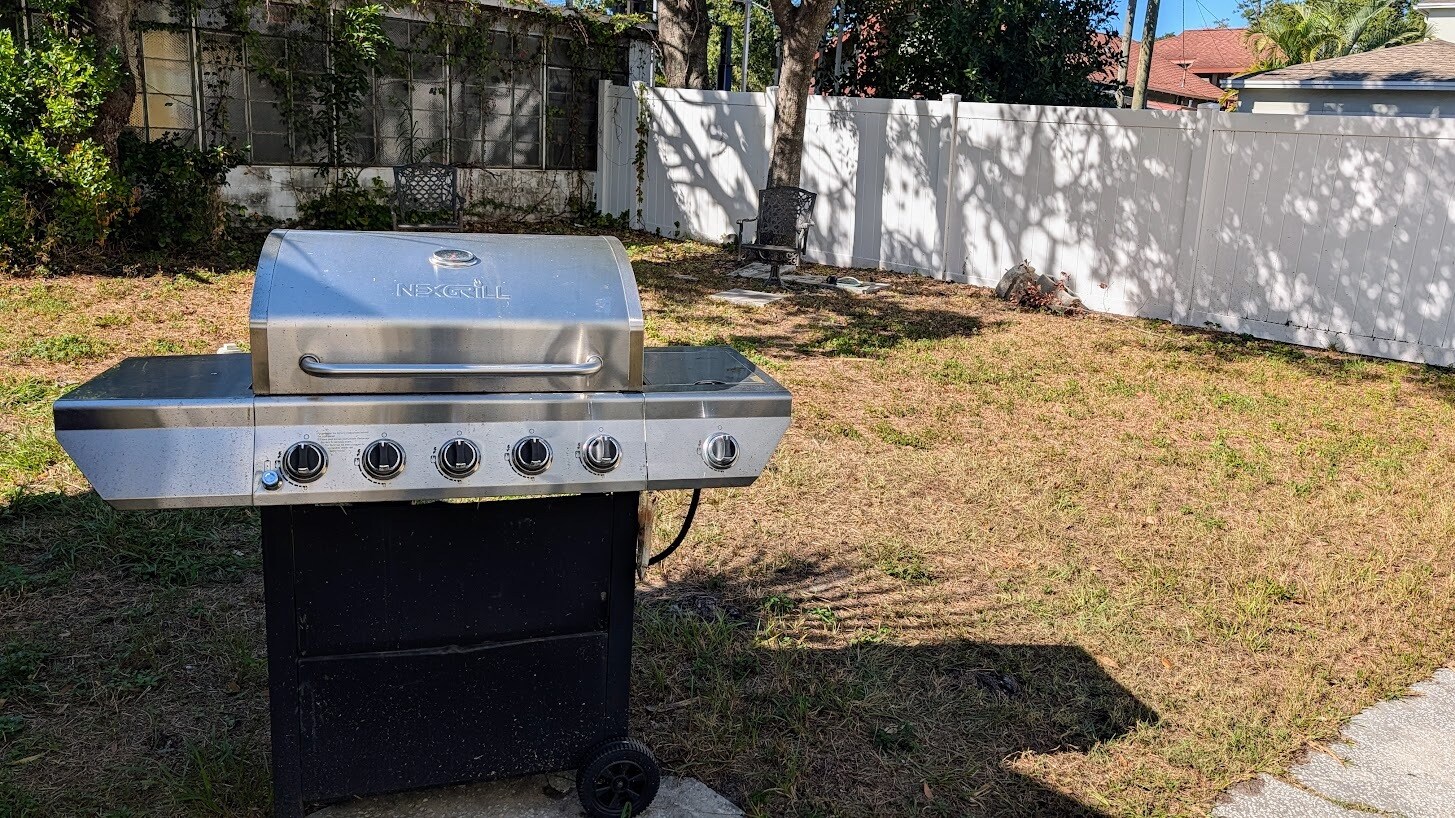 grill jn back yard - 2255 1st Ave N
