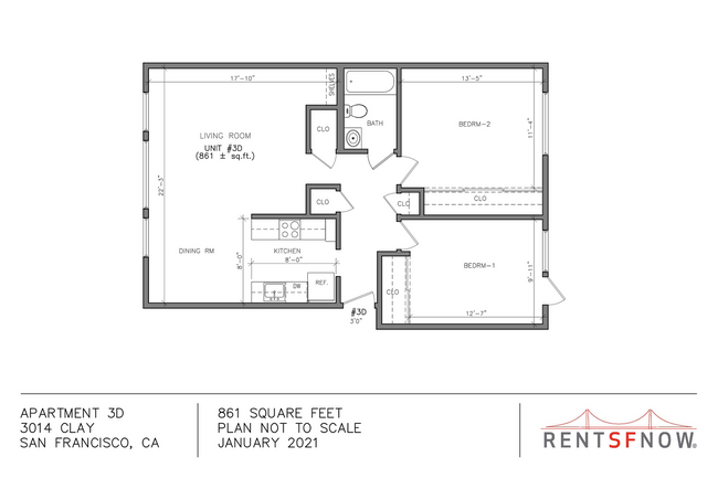 Floorplan - 3014 Clay