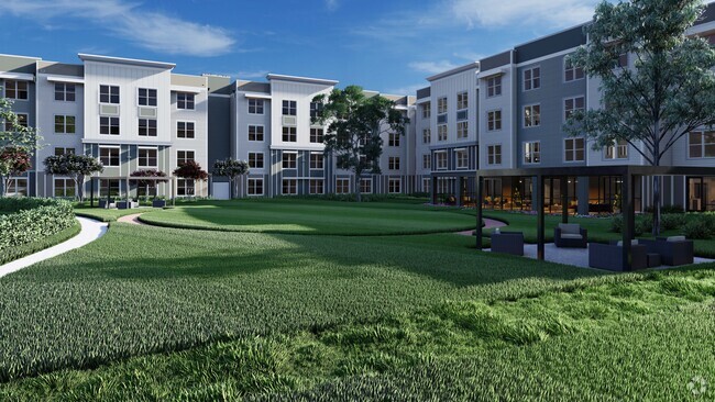 Exterior rendering - Fern Grove (55 + Senior Community)