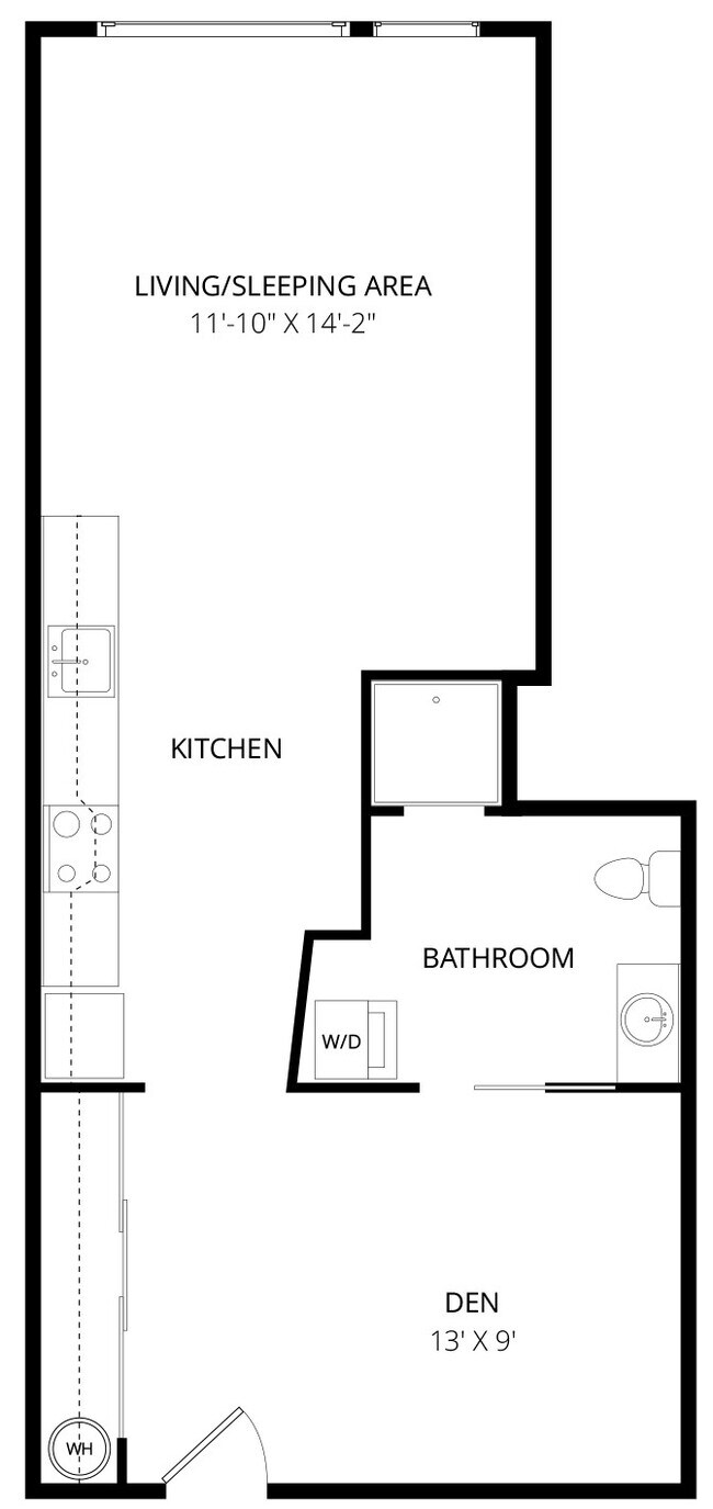 Milano - 580sqft - Aventine Apartment Homes