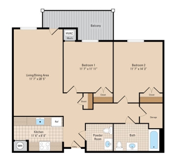 Floorplan - French Creek - 62 and older community