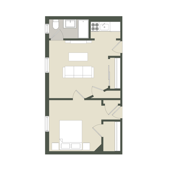 Floorplan - 3616 N. Pine Grove Ave.