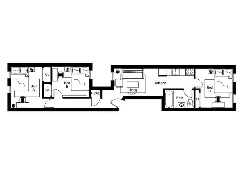 Building Photo - Private bedroom in 3 bed/1 bath Home