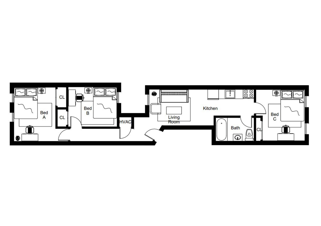 Building Photo - Private bedroom in 3 bed/1 bath Home