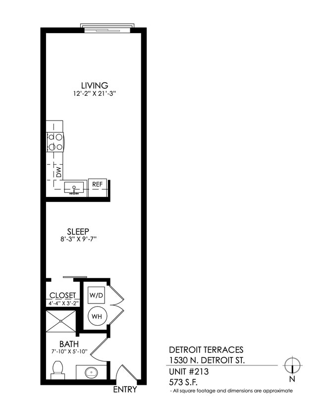 Floorplan - Detroit Terraces