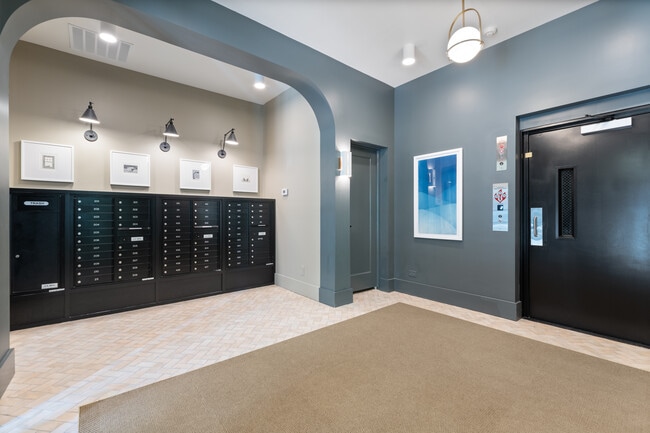 Brand new lobby with elevator - 1652 W Roscoe St