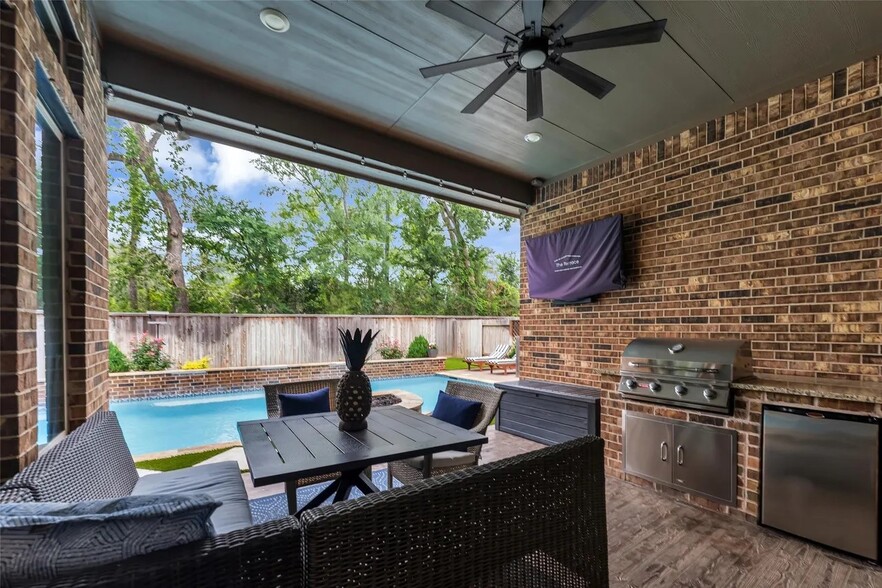 View from Patio to Pool - 1027 Ginger Glade Ln