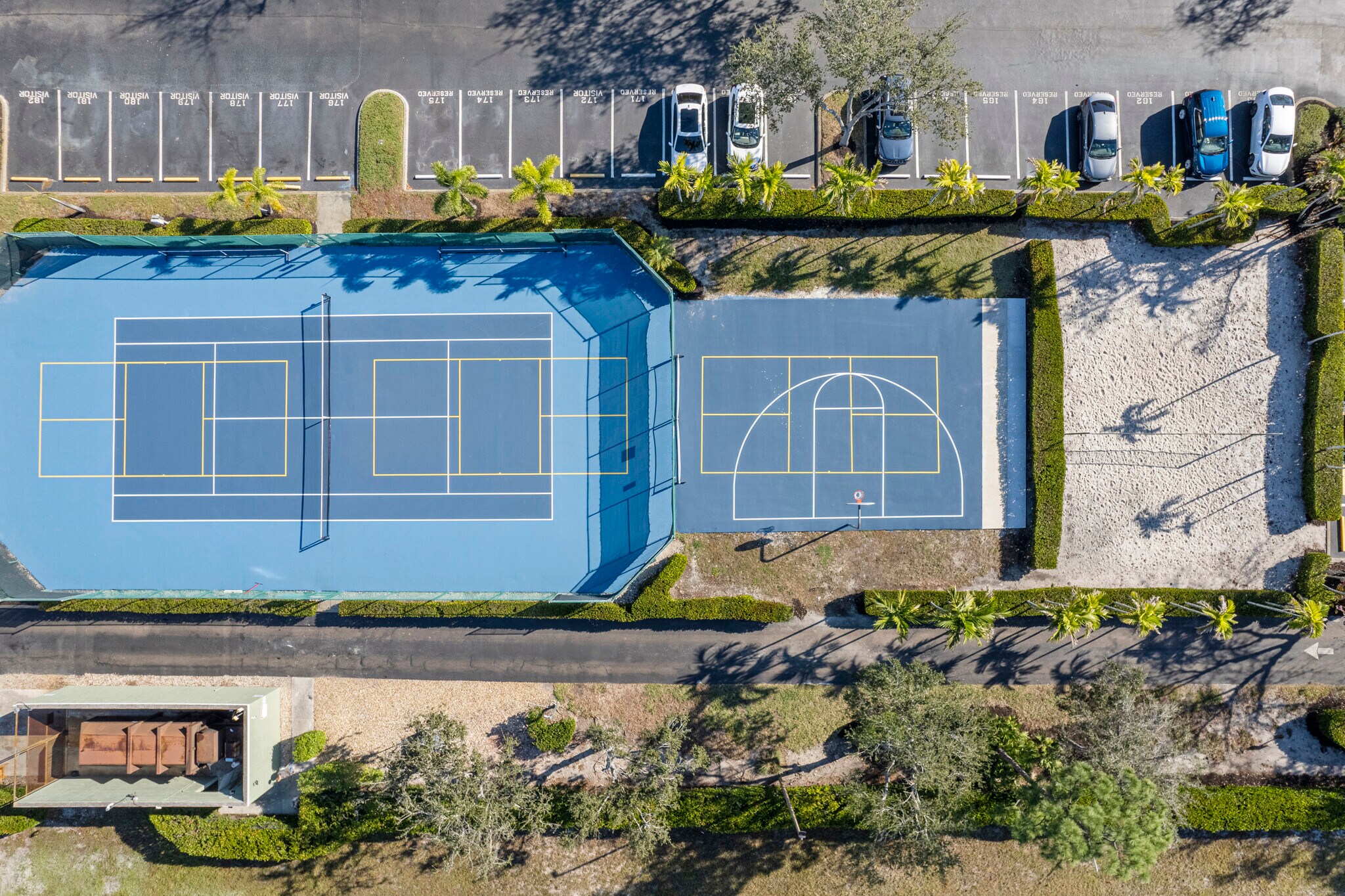 Tennis and Basketball Courts - 23600 Walden Center Dr