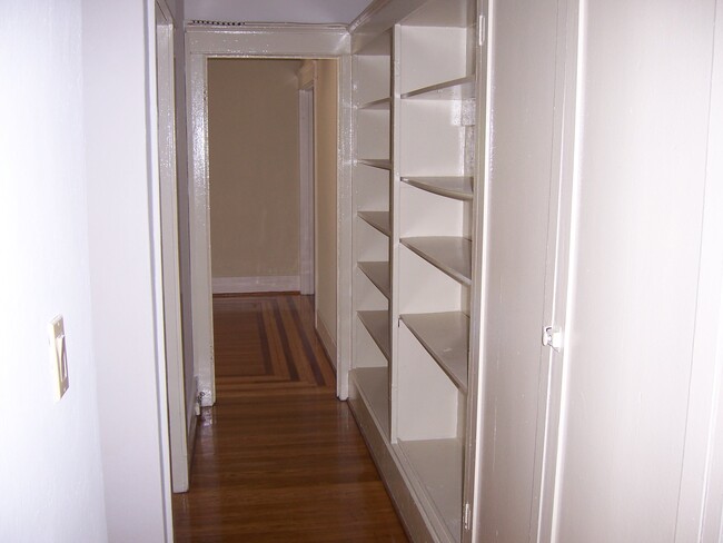 hallway with built ins - 6200 De Longpre Ave