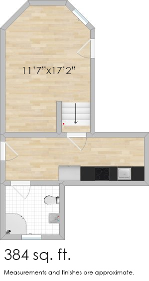 Floorplan - 123-129 N. Humphrey Ave. and 38-44 Lake St.