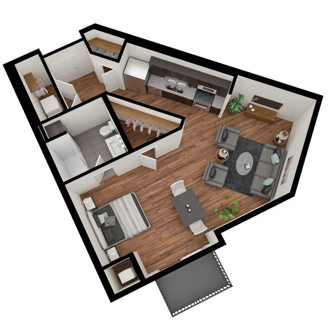 Floorplan - Lakeside Flats