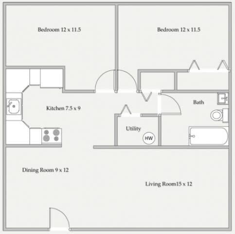Floorplan - SHARP LEADENHALL APARTMENTS