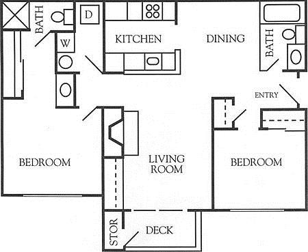 Floorplan - Country Glen Apartments