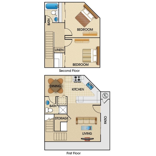 Floorplan - Arbor Lane Apartment Homes