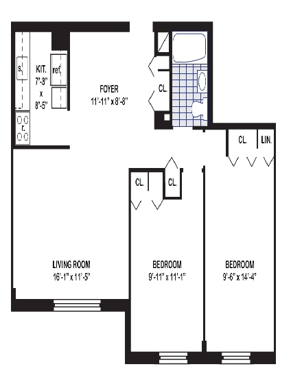 2BR/1BA - Stevenson Commons