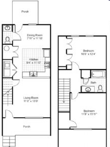 2BR/1.5BA - Legends Park Apartments