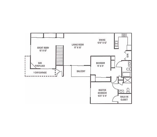 Floorplan - Ridgeview Highlands Apartments & Townhomes...