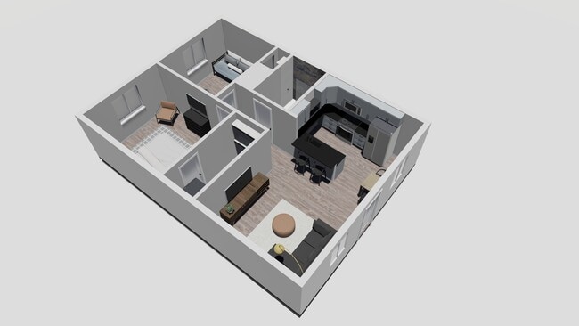 Floorplan - Atrium Apartments