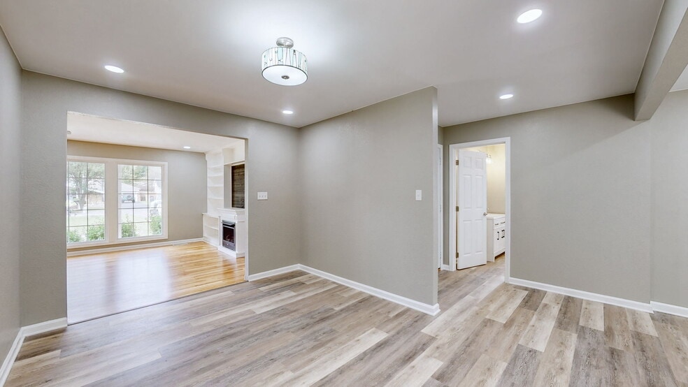 Dining Area with Open Floor Plan - 1306 Wilford St