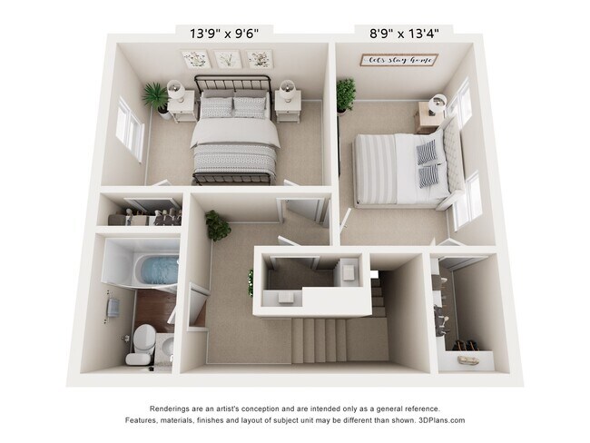 Floorplan - Woodlocke Apartments