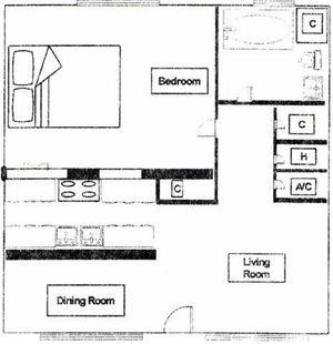1 BEDROOM.png - Aviation Place Apartments