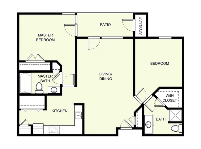 2BR/2BA - Asher Point Sherman