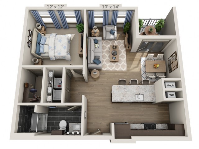 Floorplan - Overture Fair Ridge 62+ Active Adult Apart...