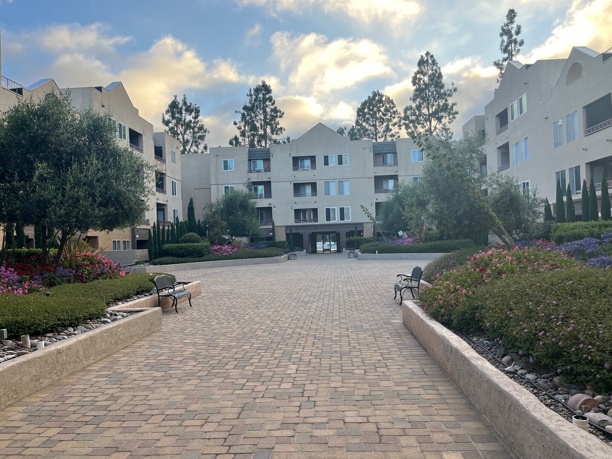 Spacious courtyard with brick pavers - 8889 Caminito Plaza Centro